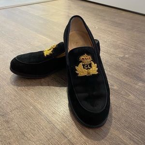 Christian Louboutin suede slip on